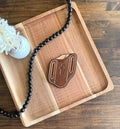 Angled Case Knife Sheath "Cross"